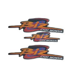 ADESIVO BIZ 100 1998 1999 AZUL METALICO