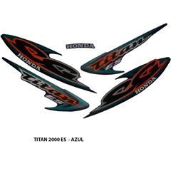 ADESIVO TITAN 125 ES 2000 AZUL