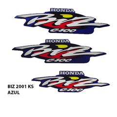 ADESIVO BIZ 100 KS 2001 AZUL