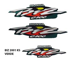 ADESIVO BIZ 100 KS 2001 VERDE