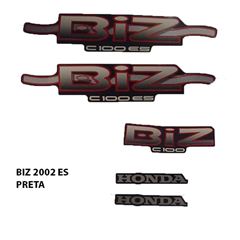 ADESIVO BIZ 100 ES 2002 PRETO