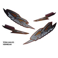 ADESIVO TITAN 125 ES 2002 VERMELHO
