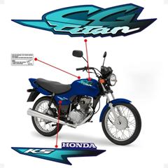 ADESIVO TITAN 125 KS 2002 AZUL