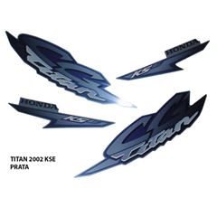 ADESIVO TITAN 125 KSE 2002 PRATA