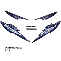 ADESIVO TITAN 125 ES 2003 AZUL