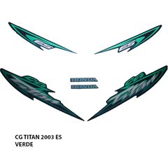 ADESIVO TITAN 125 ES 2003 VERDE