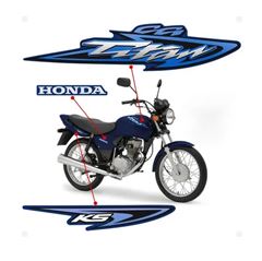 ADESIVO TITAN 125 KS 2003 AZUL