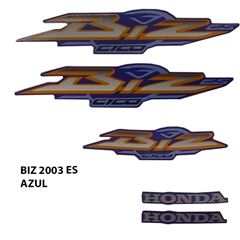 ADESIVO BIZ 100 ES 2003 AZUL