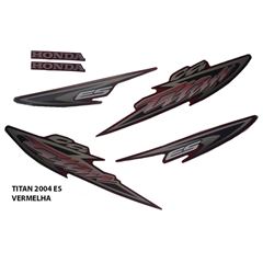 ADESIVO TITAN 125 ES 2004 VERMELHO