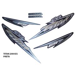ADESIVO TITAN 125 ES 2004 PRETO