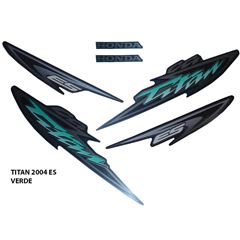 ADESIVO TITAN 125 ES 2004 VERDE
