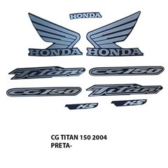 ADESIVO TITAN 150 KS 2004 PRETO