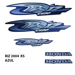 ADESIVO BIZ 100 KS 2004 AZUL