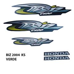 ADESIVO BIZ 100 KS 2004 VERDE
