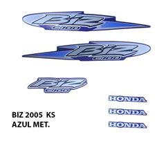 ADESIVO BIZ 100 KS 2005 AZUL
