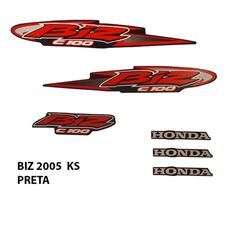 ADESIVO BIZ 100 KS 2005 PRETO