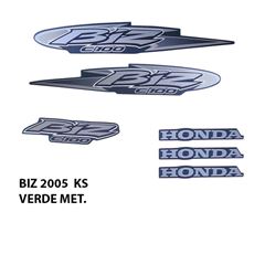 ADESIVO BIZ 100 KS 2005 VERDE