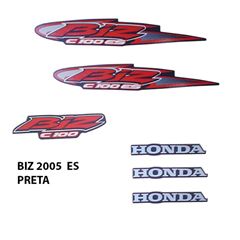 ADESIVO BIZ 100 ES 2005 PRETO