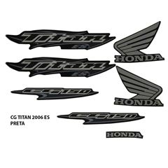 ADESIVO TITAN 150 ES 2006 PRETO