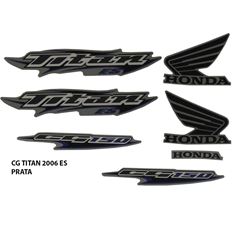 ADESIVO TITAN 150 ES 2006 PRATA
