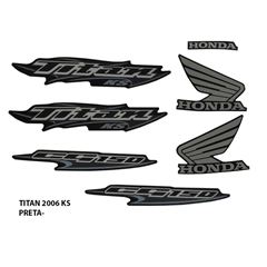 ADESIVO TITAN 150 KS 2006 PRETO