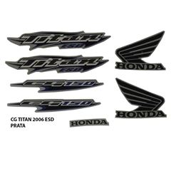 ADESIVO TITAN 150 ESD 2006 PRATA