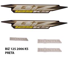 ADESIVO BIZ 100 KS 2006 PRETO
