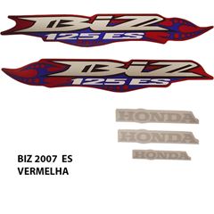ADESIVO BIZ 125 ES 2007 VERMELHO