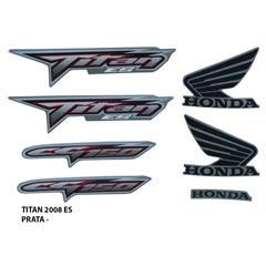ADESIVO TITAN 150 ES 2008 PRATA