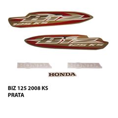ADESIVO BIZ 125 KS 2008 PRATA