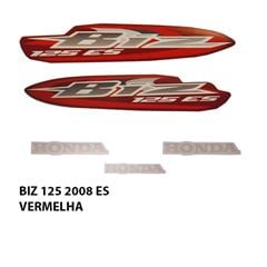 ADESIVO BIZ 125 ES 2008 VERMELHO