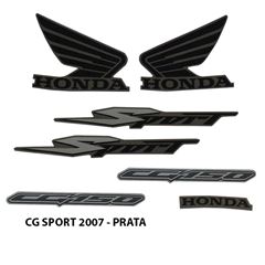 ADESIVO TITAN 150 SPORT 2007 PRATA