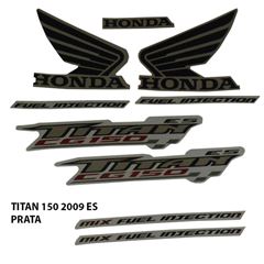 ADESIVO TITAN 150 ES 2009 PRATA