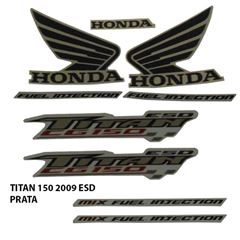 ADESIVO TITAN 150 ESD 2009 PRATA