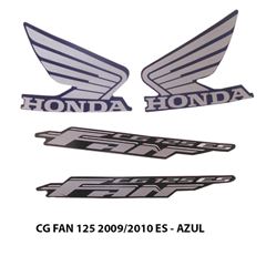 ADESIVO FAN 125 ES 2009 2010 AZUL
