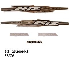 ADESIVO BIZ 125 KS 2009 PRATA