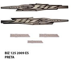 ADESIVO BIZ 125 ES 2009 PRETO