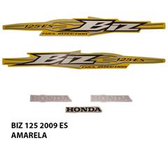 ADESIVO BIZ 125 ES 2009 AMARELO