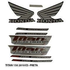 ADESIVO TITAN 150 ES 2010 PRETO