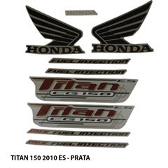 ADESIVO TITAN 150 ES 2010 PRATA