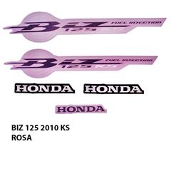 ADESIVO BIZ 100 KS 2010 ROSA