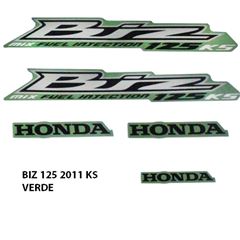 ADESIVO BIZ 125 KS 2011 VERDE
