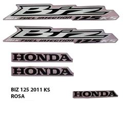 ADESIVO BIZ 125 KS 2011 ROSA