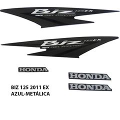 ADESIVO BIZ 125 EX 2011 AZUL