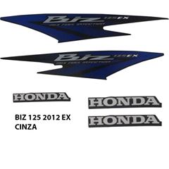 ADESIVO BIZ 125 EX MIX 2012 CINZA