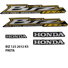 ADESIVO BIZ 125 KS 2012 PRETO