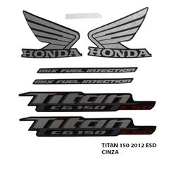 ADESIVO TITAN 150 ESD 2012 CINZA