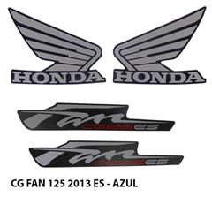 ADESIVO FAN 125 ES 2013 AZUL