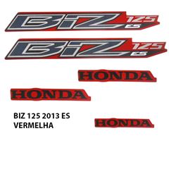 ADESIVO BIZ 125 ES 2013 VERMELHO