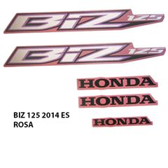 ADESIVO BIZ 125 ES 2014 ROSA